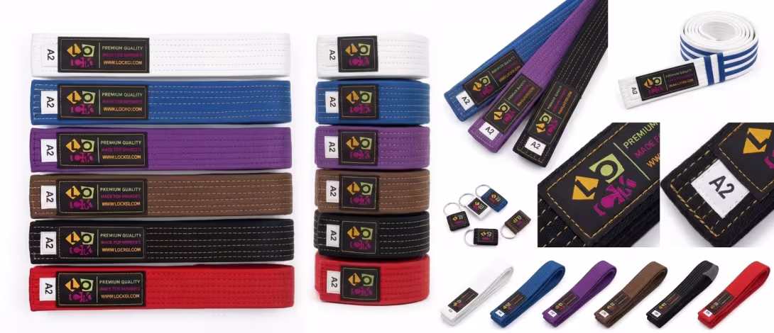Complete Jiu-Jitsu Belt Set — White to Red